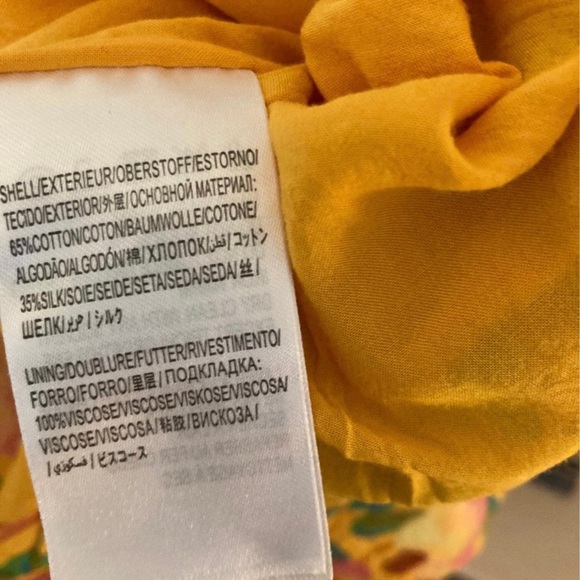 Farm Rio Cashew Smocked Maxi Dress XS - Picture 4 of 6